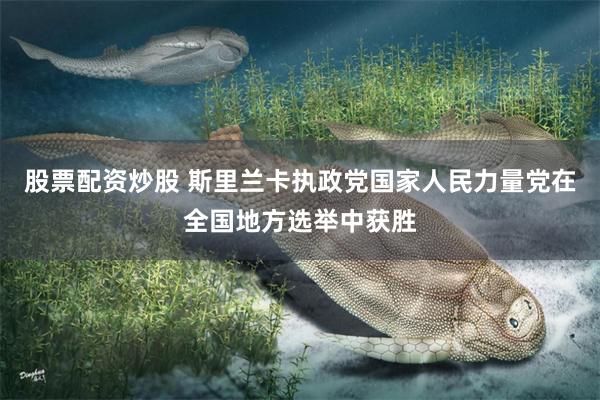 股票配资炒股 斯里兰卡执政党国家人民力量党在全国地方选举中获胜