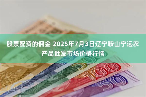 股票配资的佣金 2025年7月3日辽宁鞍山宁远农产品批发市场价格行情