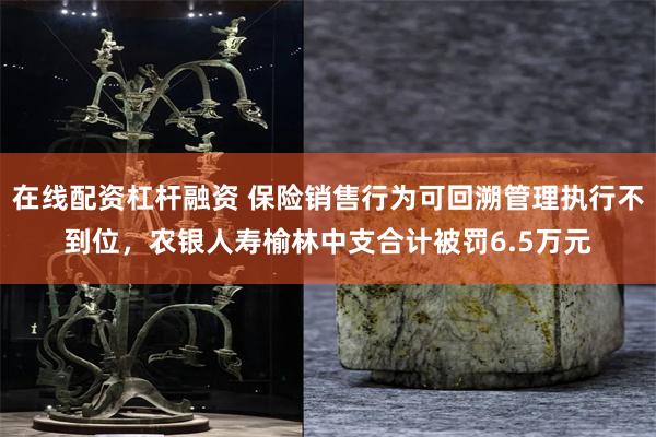 在线配资杠杆融资 保险销售行为可回溯管理执行不到位，农银人寿榆林中支合计被罚6.5万元