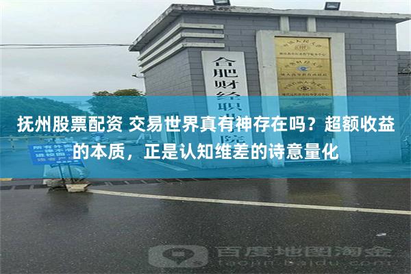 抚州股票配资 交易世界真有神存在吗？超额收益的本质，正是认知维差的诗意量化