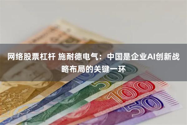 网络股票杠杆 施耐德电气：中国是企业AI创新战略布局的关键一环